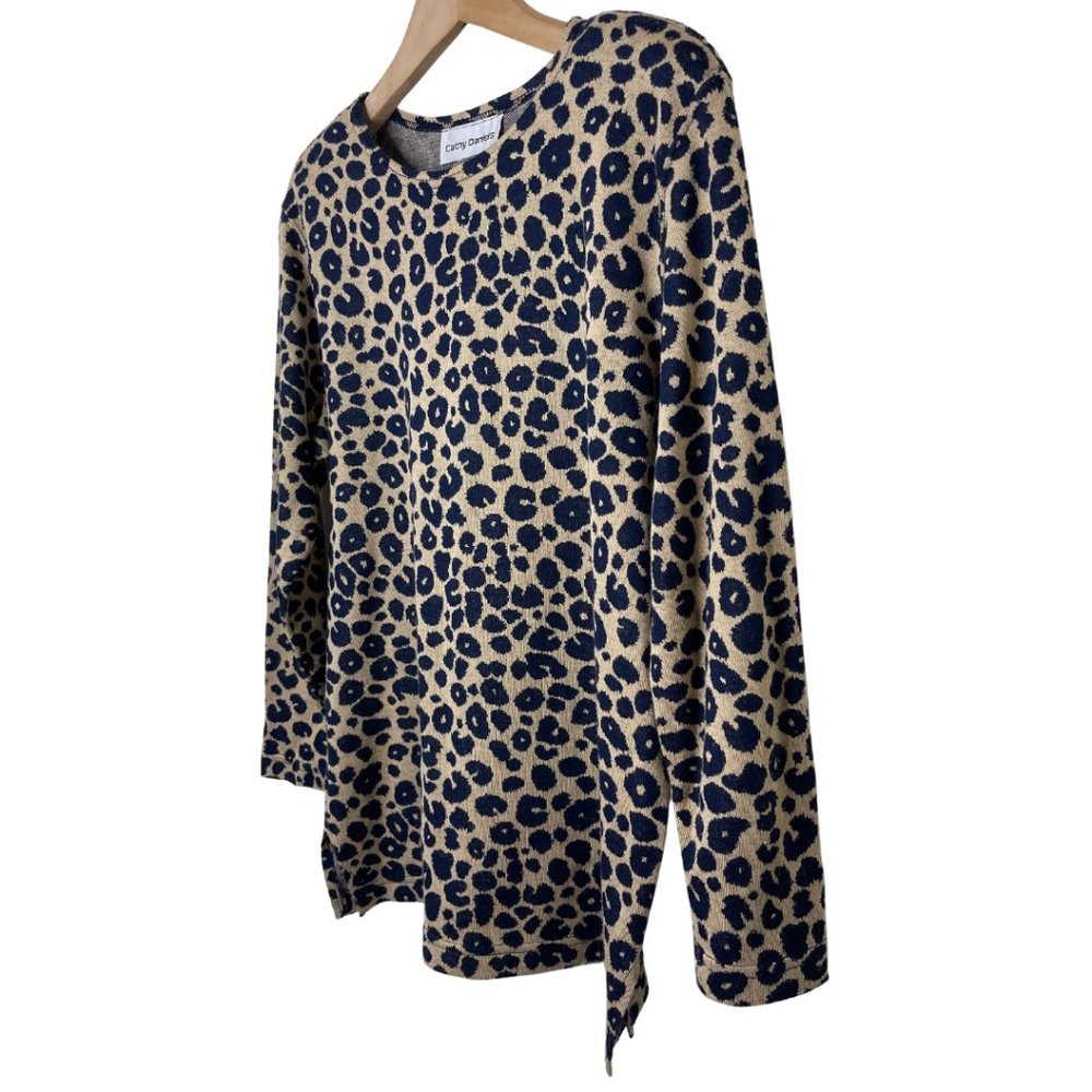 Cathy Daniels | Leopard Print Sweater With Light … - image 2